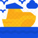 Boat Boating Adventure Water Travel Icon