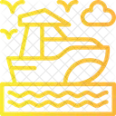 Boat Boating Adventure Water Travel Icon