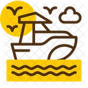Boat Boating Adventure Water Travel Icon