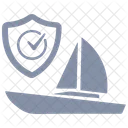 Boat Insurance Protection Icon