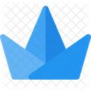 Boat Origami Object Icon