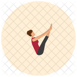 Boat pose Icon