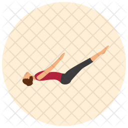 Boat pose Icon
