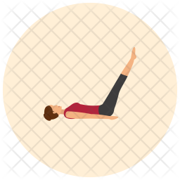 Boat pose Icon