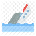 Sea Disaster Boat Icon