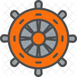 Boat Wheel  Icon