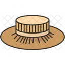 Boater Hat  Icon