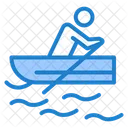 Boating Rowing Water Activity Icon
