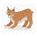 Bobcat Lynx Trot Icon
