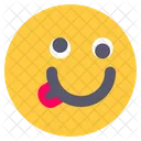 Bobo Louco Emoticon Ícone