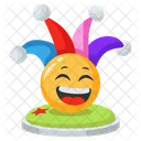 Emoji de bobo da corte  Ícone