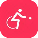 보치아 휠체어 장애인 아이콘