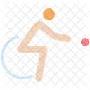 Boccia Wheelchair Disabled Icon