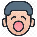 Garoto Emoji Sorridente Ícone