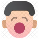 Garoto Emoji Sorridente Ícone