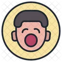 Garoto Emoji Sorridente Ícone