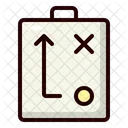Bosquejo Tactico Estrategia Planificacion Icono