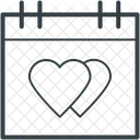 Boda Dia San Valentin Icono