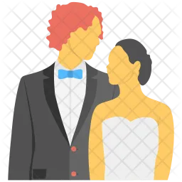 Pareja de boda  Icono