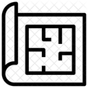 Architektur Plan Boden Symbol