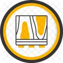 Boden Schuhabsatz Oberflache Symbol