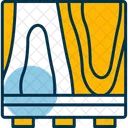 Boden Schuhabsatz Oberflache Symbol