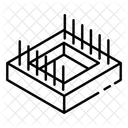 Etage im Bau Symbol