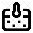 Bodentemperatur Symbol
