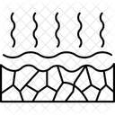 Bodentextur Nahaufnahme Boden Textur Symbol