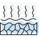 Bodentextur Nahaufnahme Boden Textur Symbol