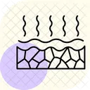 Bodentextur Nahaufnahme Boden Textur Symbol