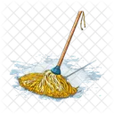 Wischmopp Reinigung Haushaltsfuhrung Symbol