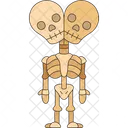 Body Skeleton Double Icon