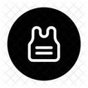 Body Armor Protective Safety Icon