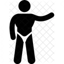 Body Builder Pointing Builder Icon
