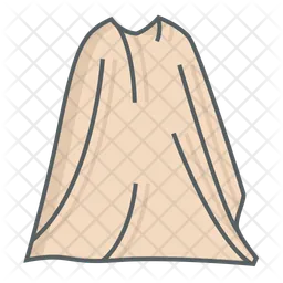 Body covering apron  Icon