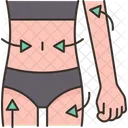 Body Contouring Fat Icon
