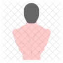 Bodybuilder Back Muscles Fitness Icon
