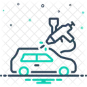 Body Paint Repair Refurbishment Paint Icon