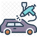 Body Paint Repair Refurbishment Paint Icon