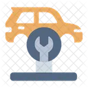 Body Repair Car Lift Mechanic Icon