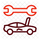 Body Repair Mechanic Service Icon