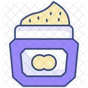 Body scrub jar Icon