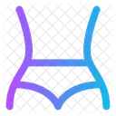 Body Shape Minimalistic Female Wellness Icon