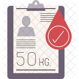 Body Weight For Blood Donation  Icon