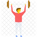 Muscular Bodybuilder Bodybuilding Icon