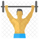 Weightlifting Olympics Game Icon