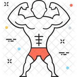 Bodybuilding Icon Logo Isolated Sign Symbol Stock Vector (Royalty Free)  2259837429