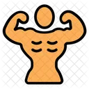Strong Muscles Strong Person Bodybuilding Icône