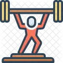 Determine Exercise Lifting Icon